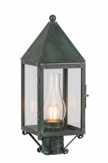 Ashford One Light Post Lantern in Verde Green (405|9520VGCLC)