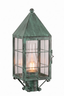 Ashford One Light Post Lantern in Verde Green (405|9520HVGCLC)