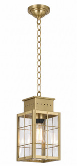 Norfield One Light Pendant in Antique Brass (405|9422HABCL)