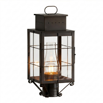 Norfield One Light Post Lantern in Dark Brass (405|9420HDBCLC)