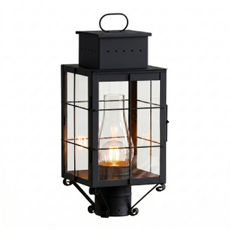 Norfield One Light Post Lantern in Matte Black (405|9420HBKCLC)