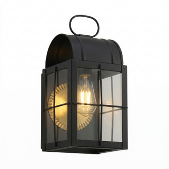 Durham One Light Wall Sconce in Matte Black (405|9131HBKCL)