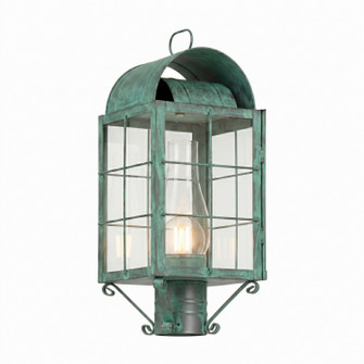 Durham One Light Post Lantern in Verde Green (405|9120HVGCLC)