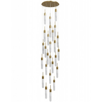 Tribeca 25 Light Pendant in Aged Brass (192|HF7425AB)