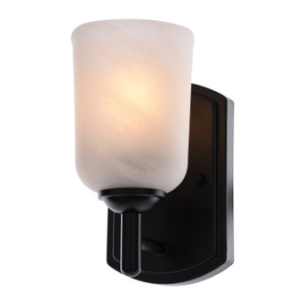 Laurelhurst One Light Vanity in Matte Black (63|W0573)