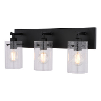 Northfield Three Light Vanity in Matte Black (63|W0569)