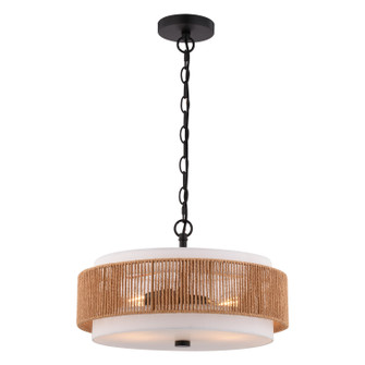 Abbotsford Two Light Pendant in Matte Black (63|P0476)