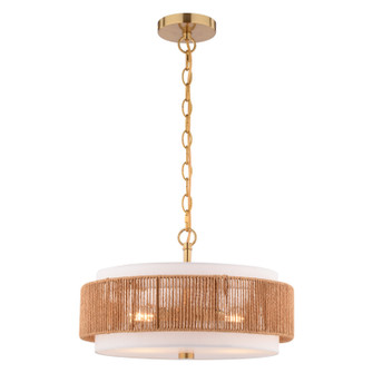 Abbotsford Two Light Pendant in Muted Brass (63|P0475)