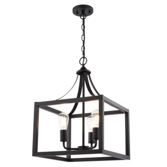 Pratt Three Light Pendant in Matte Black (63|P0469)
