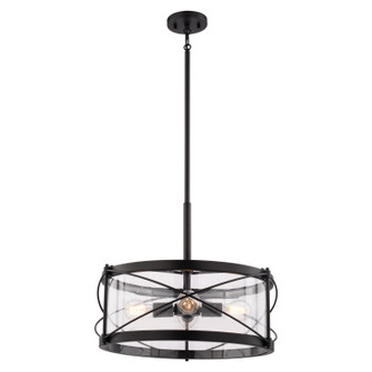 Harrison Four Light Pendant in Matte Black (63|P0468)