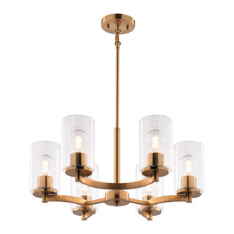 Maple Valley Six Light Chandelier in Champagne Gold (63|H0327)