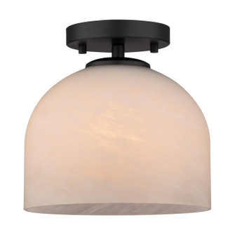 Shelby One Light Semi-Flush Mount in Matte Black (63|C0370)