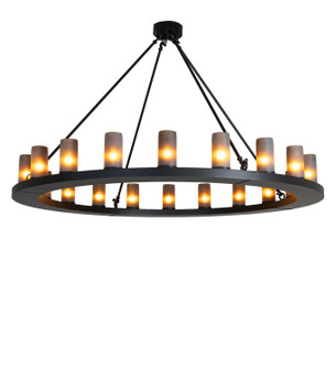 Loxley 20 Light Chandelier in Solar Black (57|294696)