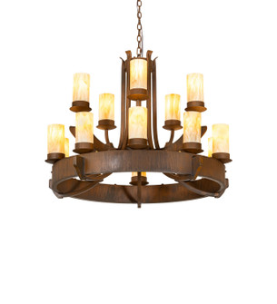 Lakemont 15 Light Chandelier in Rustic Iron (57|290968)