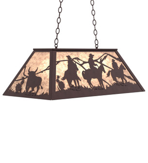 Rustlers Six Light Pendant in Mahogany Bronze (57|276677)