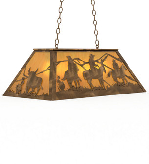 Rustlers Six Light Pendant in Antique Copper (57|274470)