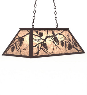 Whispering Pines Six Light Pendant in Mahogany Bronze (57|234384)