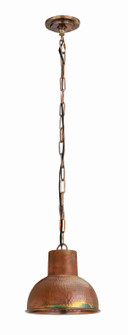 Downtown Urban One Light Mini Pendant in Burnt Copper (405|6501CPBC7)