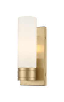 Downtown Urban One Light Wall Sconce in Champagne Bronze (405|6171WCBG6178WH)
