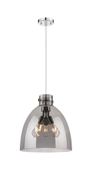 Downtown Urban Three Light Pendant in Polished Nickel (405|4103PLPNG41214SM)