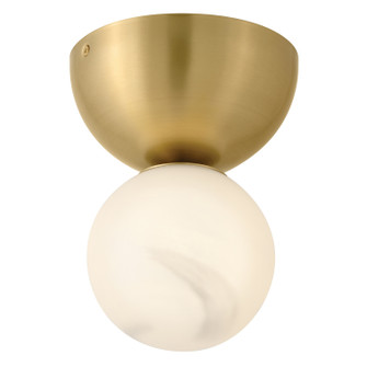 Selene One Light Semi-Flush Mount in Lacquered Brass (138|FR41901LCB)
