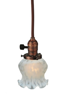 Melon Flower One Light Pendant in Burnished Copper (57|110414)