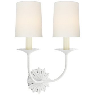Leslie LED Wall Sconce in Plaster White (268|SK2206PWL)