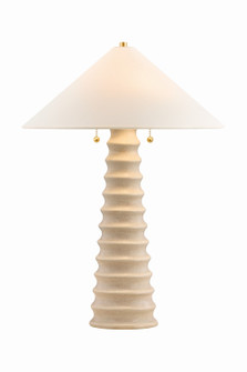 Franconia Two Light Table Lamp in Aged Brass (70|L1462AGBCRK)