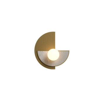 Barrel One Light Wall Lamp in Organic Gold (486|425249)