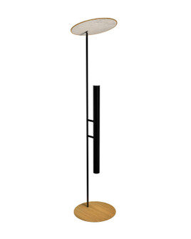 Living Hinges Two Light Floor Lamp in Louro Freijo (486|306709)