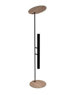 Facet Two Light Floor Lamp in American Walnut (486|306618)