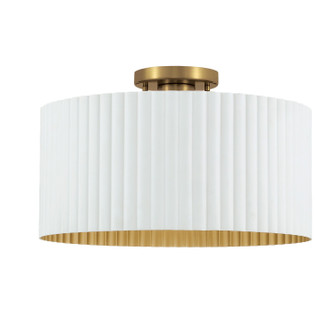 Leilani One Light Semi-Flush Mount in Brushed Gold (577|208122A)