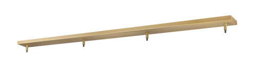 Multi Point Canopy Four Light Ceiling Plate in Heritage Brass (224|CP5404HBR)