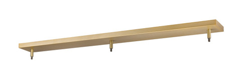 Multi Point Canopy Three Light Ceiling Plate in Heritage Brass (224|CP4403HBR)