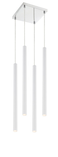 Forest LED Chandelier in Chrome (224|917MP24WHLED4SCH)