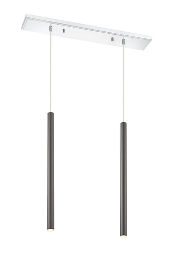 Forest LED Linear Chandelier in Chrome (224|917MP24PBLLED2LCH)