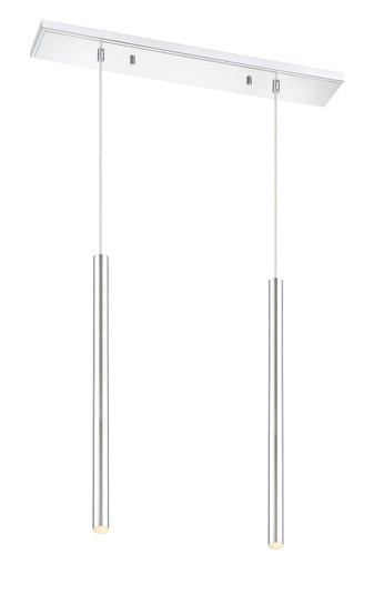 Forest LED Linear Chandelier in Chrome (224|917MP24CHLED2LCH)