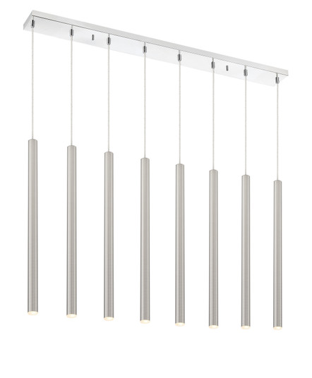 Forest LED Linear Chandelier in Chrome (224|917MP24BNLED8LCH)