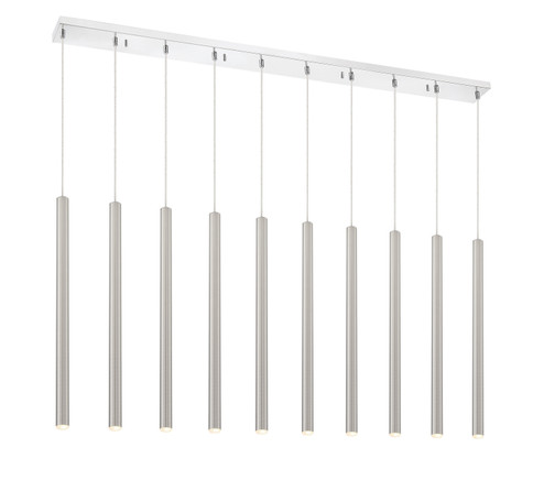 Forest LED Linear Chandelier in Chrome (224|917MP24BNLED10LCH)