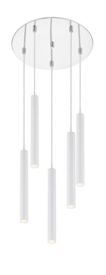 Forest LED Chandelier in Chrome (224|917MP12WHLED5RCH)