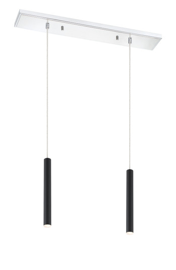 Forest LED Linear Chandelier in Chrome (224|917MP12MBLED2LCH)