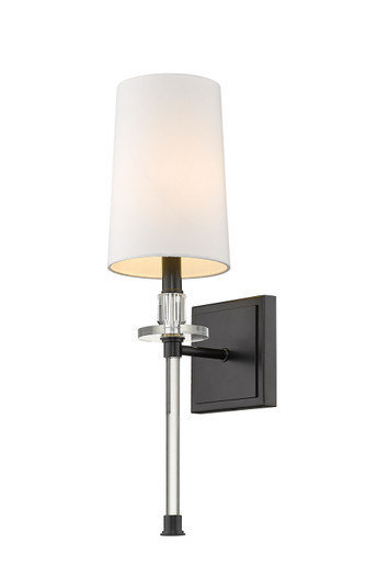 Sophia One Light Wall Sconce in Matte Black (224|8031SMB)