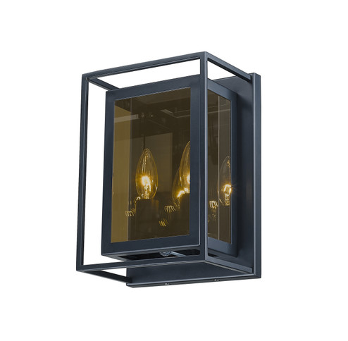 Infinity Two Light Wall Sconce in Misty Charcoal (224|8022SMC)