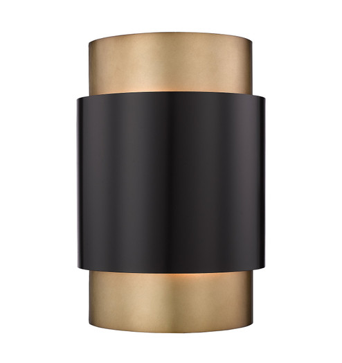 Harlech Two Light Wall Sconce in Bronze / Rubbed Brass (224|739SBRZRB)