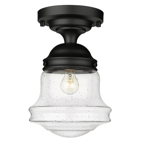 Vaughn One Light Flush Mount in Matte Black (224|736F10MB)