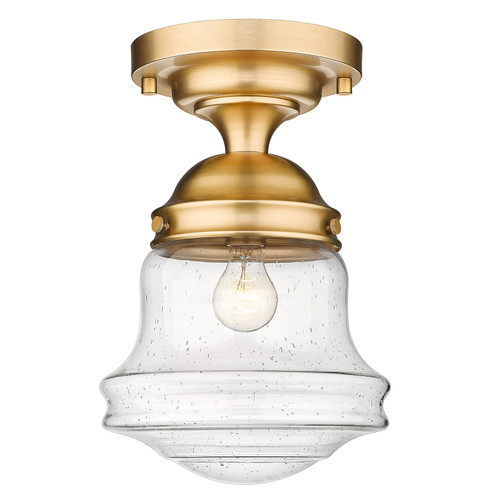 Vaughn One Light Flush Mount in Heritage Brass (224|736F10HBR)