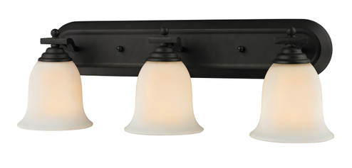 Lagoon Three Light Vanity in Matte Black (224|7033VMB) Lagoon Three Light Vanity in Matte Black (224|7033VMB)
