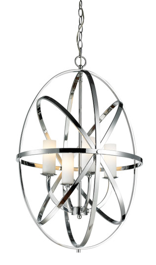Aranya Four Light Chandelier in Chrome (224|60274LCH)