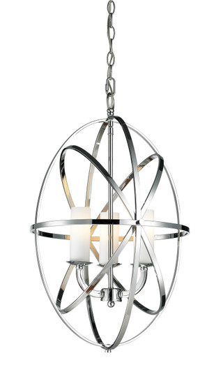 Aranya Three Light Chandelier in Chrome (224|60273SCH)