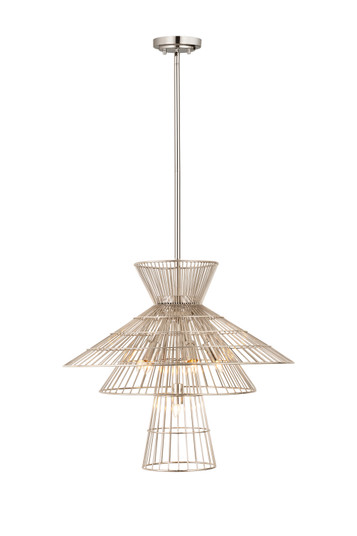 Alito Six Light Chandelier in Polished Nickel (224|60156PN)